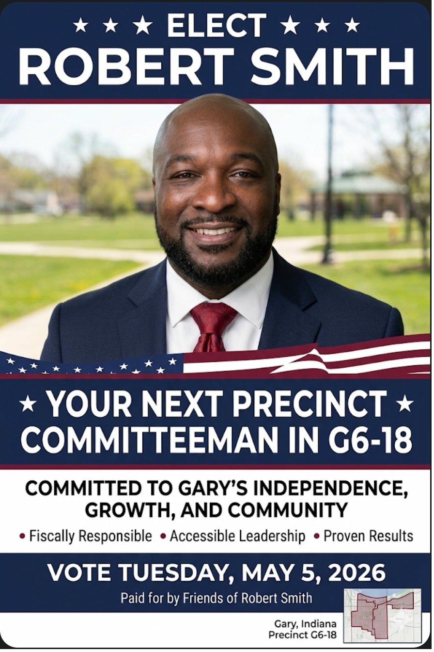 Robert Smith campaign materials for Precinct G6-18